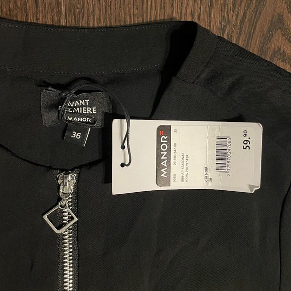 Avant Premiere by Manor Black Zipper Detail Dress - Picture 4 of 4